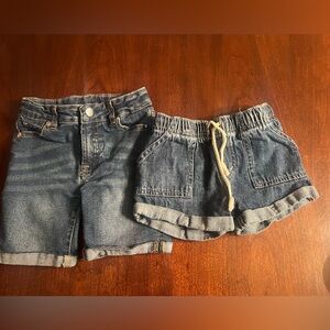 Toddler girls Jean shorts set of 2 size 3T